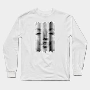 Marilyn in rough lines Long Sleeve T-Shirt